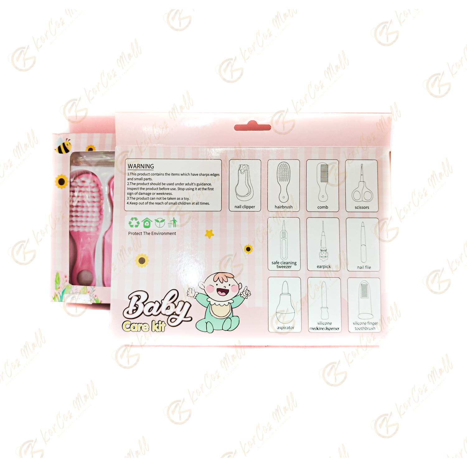 Kit de Soins Bébé Rose : Tout l'essentiel pour le confort de votre bébé